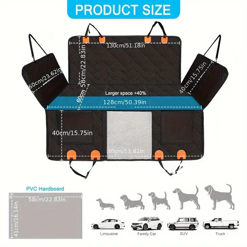 Shopping Australia Deals™ Waterproof Dog Car Seat Cover – Premium Protection & Comfort
