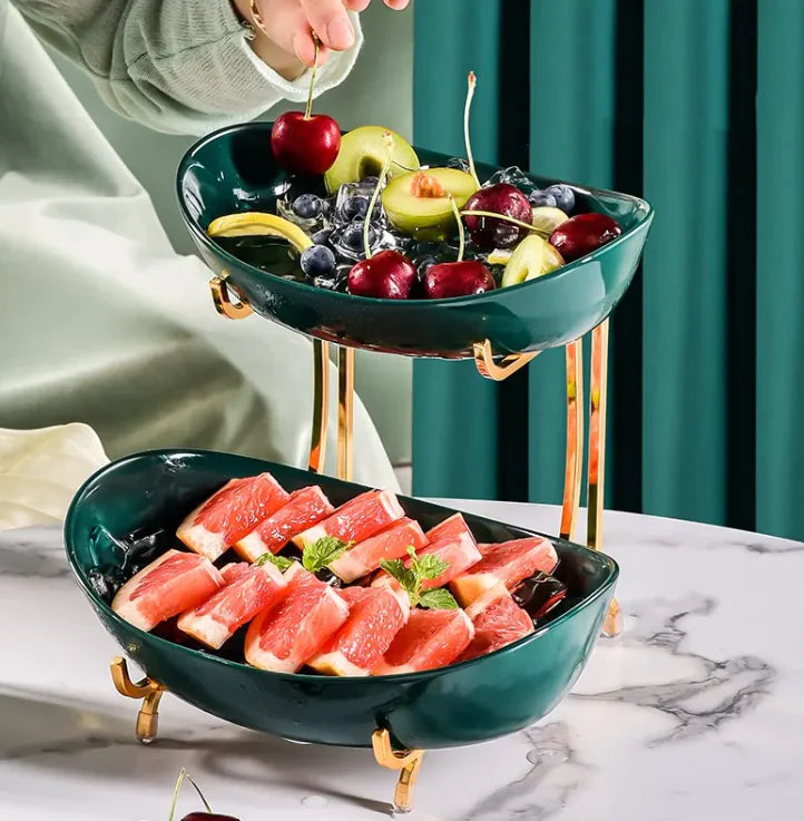 Elegant Ceramic Fruit Dish
