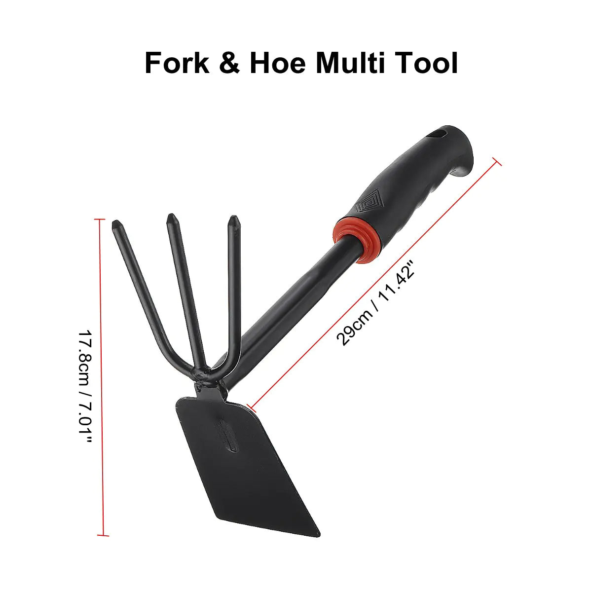 Pro Garden Tool Ensemble - Shovel, Rake, and Hoe (4 Pcs)