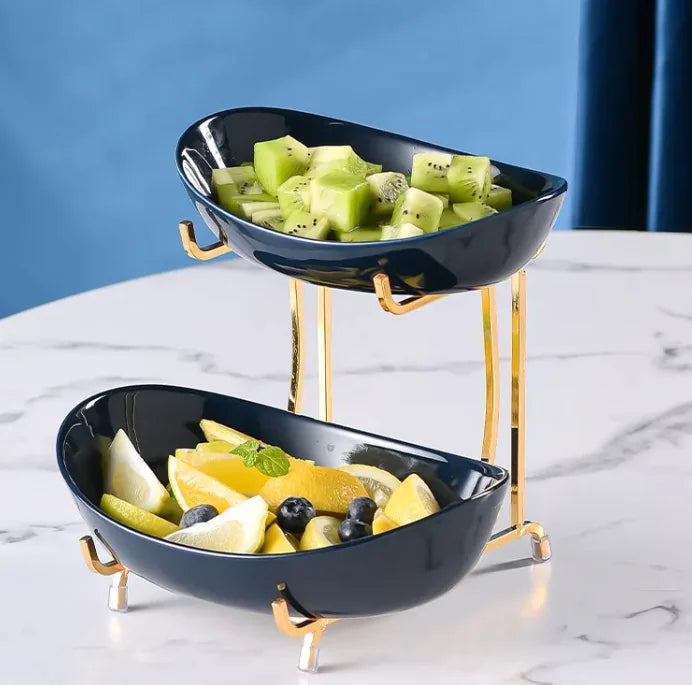 Elegant Ceramic Fruit Dish