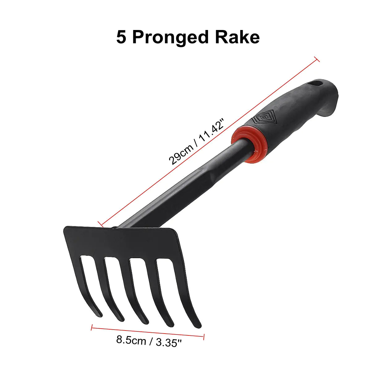 Pro Garden Tool Ensemble - Shovel, Rake, and Hoe (4 Pcs)